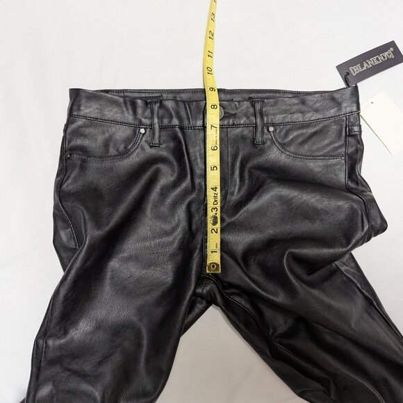 NWT Blank NYC Size 26 Black Pleather Skinny Pants - Picture 16 of 16